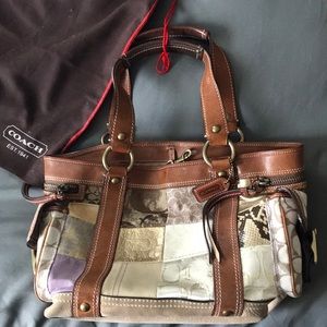Authentic Coach Patchwork Bag